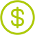 Icono signo pesos